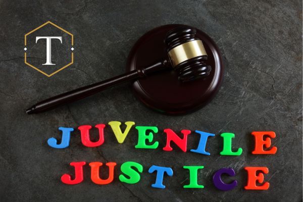 juvenile justice spelled in blocks next to a gavel