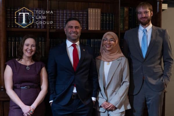 Group photo of Touma Law Groups DUI attorneys and staff